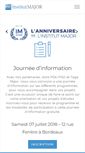Mobile Screenshot of institut-major.fr